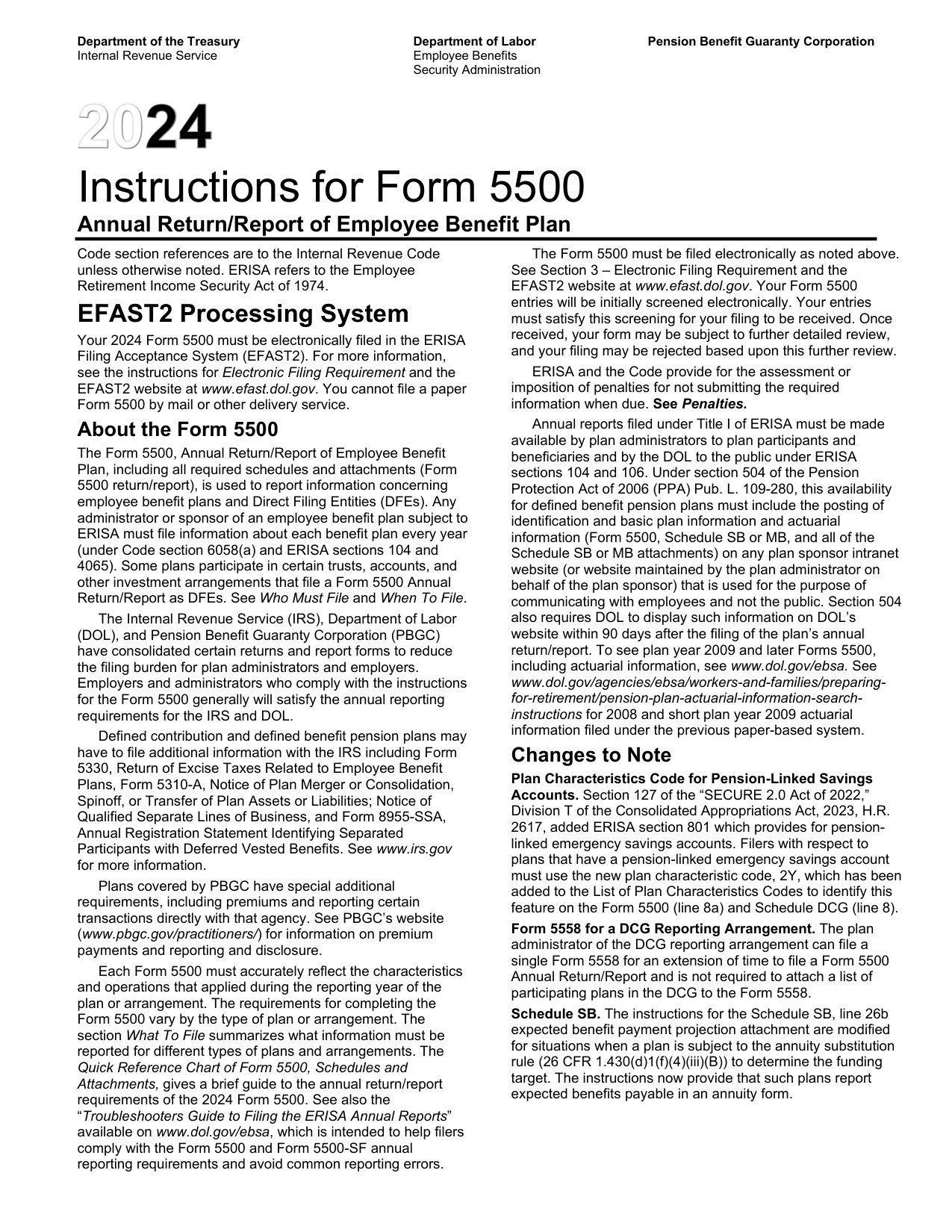 Form 5500-Ez 2024-2025 form preview