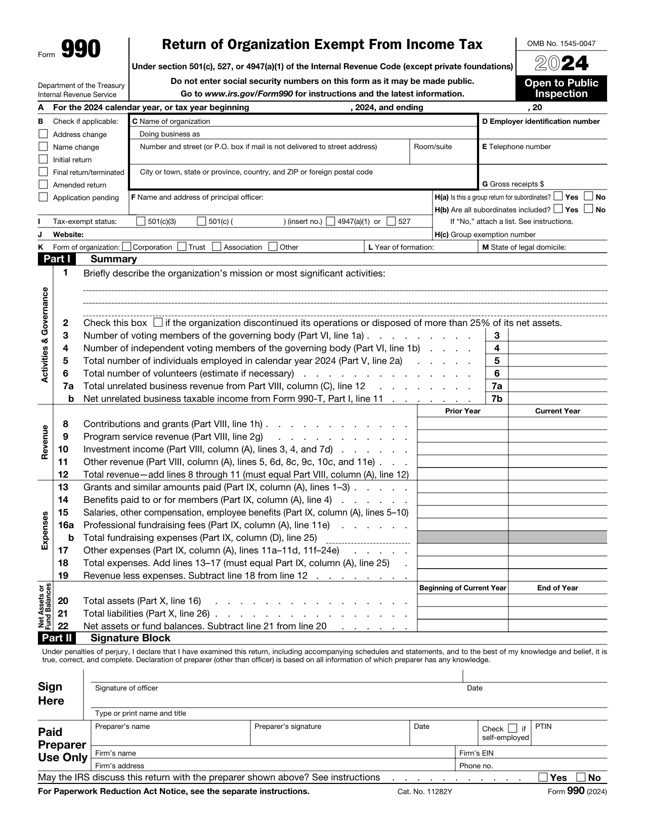 Form 990-T 2024-2025 form preview